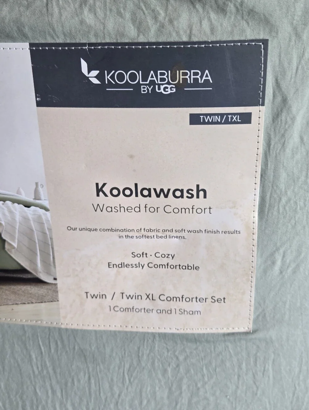 KOOLABURRA BY UGG Koolawash Comforter Set Twin XL